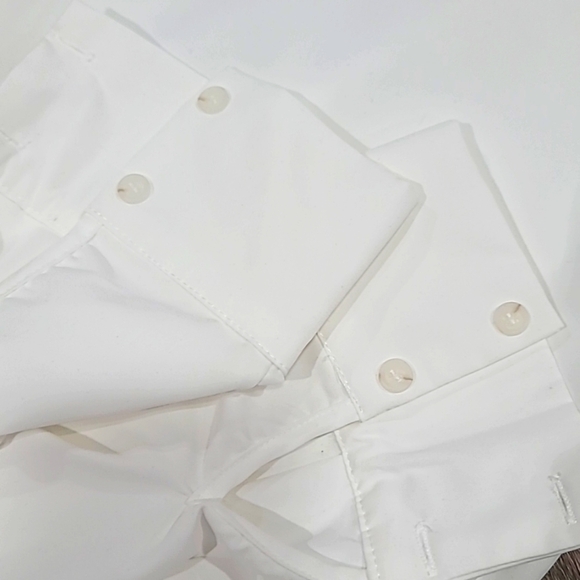 SHEIN Figure & Letter Graphic Drop Shoulder White Button Down Size M - Picture 12 of 12